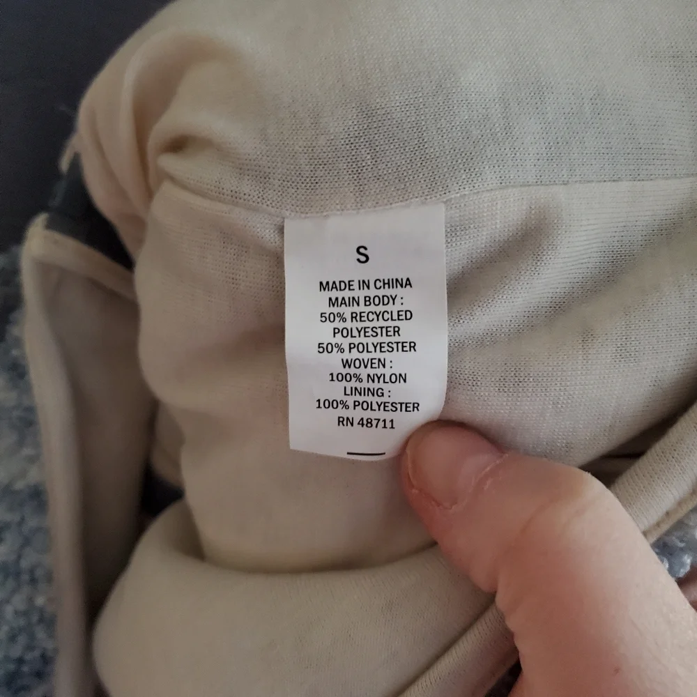 MTA Sports sherpa zip up jacket recycled